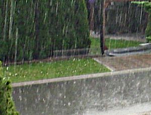 Starkregen im August 2012