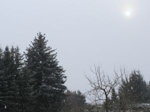 Schnee am 27. Januar