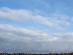 Aufreißender Stratocumulus