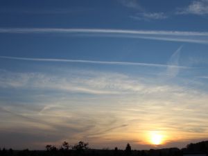 Cirrus am Novemberabend