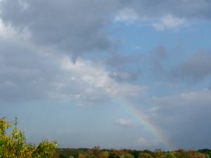 Regenbogen im Oktober