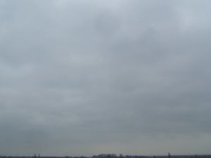 graue Wolken Anfang Dezember