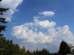 Cumulus bei Septemberhitze