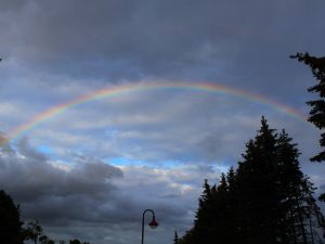 Regenbogen im Juli 2019