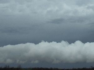 Wolken der Kaltfront