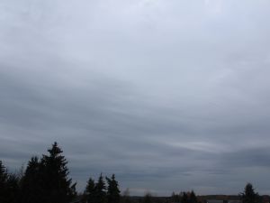 Wolken im Warmsektor