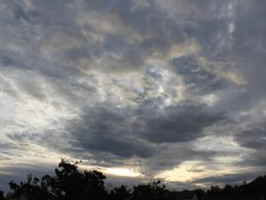Wolken im Warmsektor