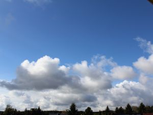 postfrontale Haufenwolken
