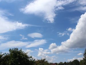 Cirrus und Cumulus