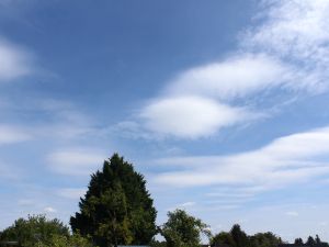 Eiswolken am Osthimmel