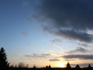 Wolken in maritimer Meeresluft