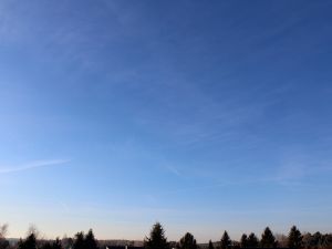 Endlich wieder blauer Himmel