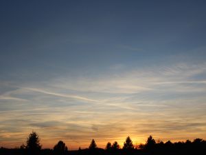 Eiswolken Ende Oktober