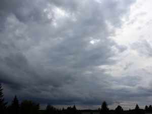 Nimbostratus zieht ab