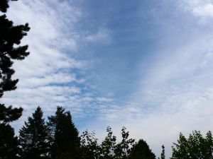 endlich eine kleine Wolkenlücke