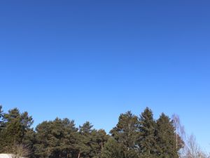 wolkenloser Februartag