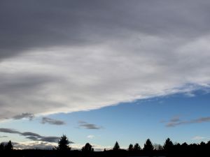 gleiches Wolkenbild wie gestern