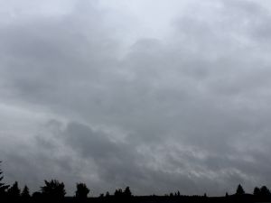 langer Landregen aus Nimbostratus - die Erlösung