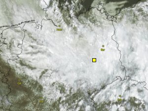 eine Warmfront über dem Fläming