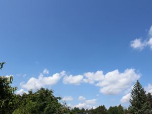 kleine Haufenwolken im Zwischenhoch