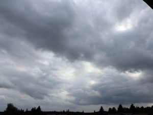 Wolken einer harmlosen Kaltfront