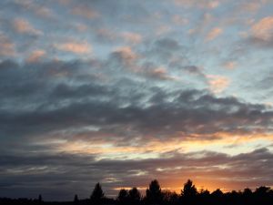 Auflockerung am Abend