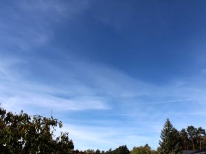 Eiswolken vor dem Wetterumschwung
