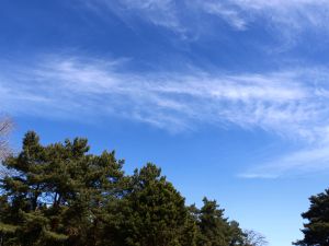 letzter Cirrus fibratus verschwindet