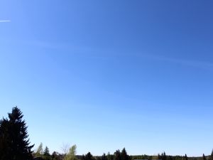 heute ist es sonnig und warm