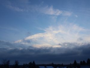 wirre Wolken im S&uuml;dwesten