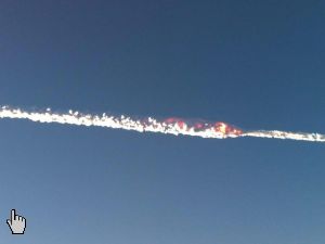 Meteorit über dem Ural bei Tscheljabinsk