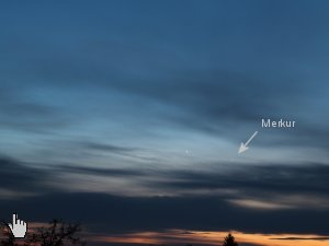 Venus und Merkur abends