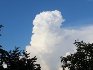 Ein Wolkenturm