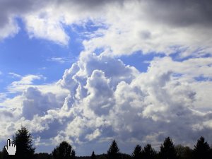 eine Schauerzelle im Westen